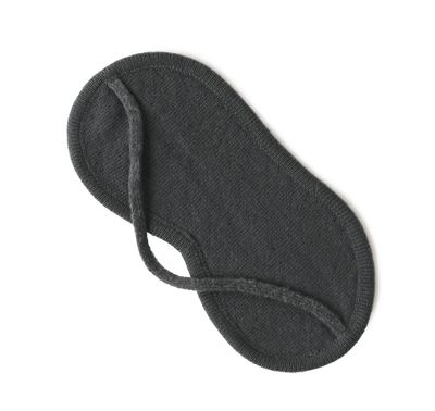 100% Cashmere 2-layer Sleep Mask Night Mask for Eyes Soft Skin-friendly Size Adjustable Unisex Green-grey
