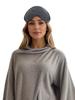 100% Cashmere 2-layer Sleep Mask Night Mask for Eyes Soft Skin-friendly Size Adjustable Unisex Green-grey view 2