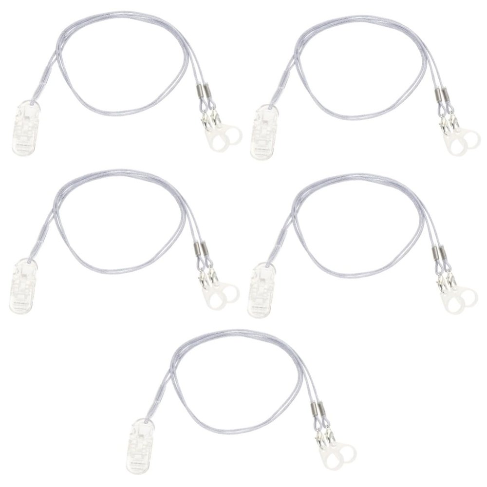 FRCOLOR 5sets Hearing Aids Clip Lost Lanyard Holder Bte Protector for Hearing Aid Hanging Rope