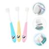 HAPINARY 3pcs Boys and Girls Toothbrush for Boy Girl Soft Bristles Small Head Design for Year Old and for Daily Teeth Cleaning view 2