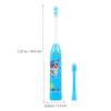 HAPINARY 4Pcs Full-Automatic Electric Toothbrushes Portable Soft Bristle Tooth Cleaner Cartoon Design ABS Material Children Home Use view 3