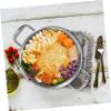 COLLBATH Stainless Steel Korean Ramen Noodle Pot 20cm Double Handle Medium Soup Pot for Outdoor Cooking view 3