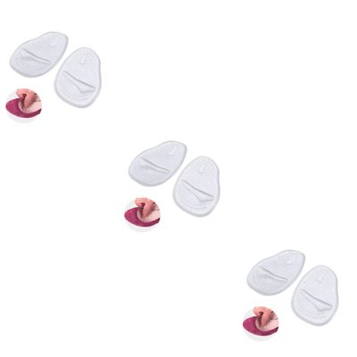 Didiseaon 3pcs Forefoot Pads for Heels Cushion Insoles Foot Pain Relief High Heel Pads Comfortable Walking Shoe Inserts