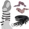 7 Comfortable Fixable Black Adjustable Artificial Restraints Kit Suitable for Beginners and Couples view 1