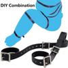 7 Comfortable Fixable Black Adjustable Artificial Restraints Kit Suitable for Beginners and Couples view 2