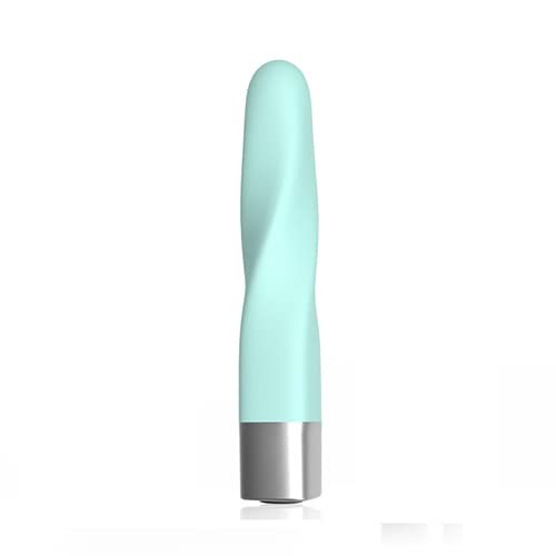 10 Modes Quiet Powerful Handheld Electric Bullet Massage Tool for Woman Sports Recovery,Handheld Mini Pocket Travel Personal Bullet Rod for Women Men,Muscle Body Foot Massage Tool Silent (Blue)