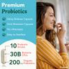 Cuvver Probiotics Complex - Gut Health & Bloating Relief Organic Prebiotics - 30 Billion CFU - 10 Bacterial Cultures - Vegan Supplement for Men & Women - 30 Capsules - 1 Month Supply - Made in UK view 2