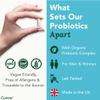Cuvver Probiotics Complex - Gut Health & Bloating Relief Organic Prebiotics - 30 Billion CFU - 10 Bacterial Cultures - Vegan Supplement for Men & Women - 30 Capsules - 1 Month Supply - Made in UK view 4