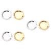 Alipis 6pcs Metal Fruit Tray Snack Dish Silver Finish for Wedding Decorations Ktv Parties and Home Use Diameter view 1