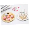 Alipis 6pcs Metal Fruit Tray Snack Dish Silver Finish for Wedding Decorations Ktv Parties and Home Use Diameter view 2