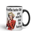 Vixar This Coffee Tastes Like You Need to Shut The f-up Sarcastic Joke Ceramic Coloured Mug Cup for Tea Coffee Hot Brew Gift 330ml 11 OZ Gift (Black) view 2