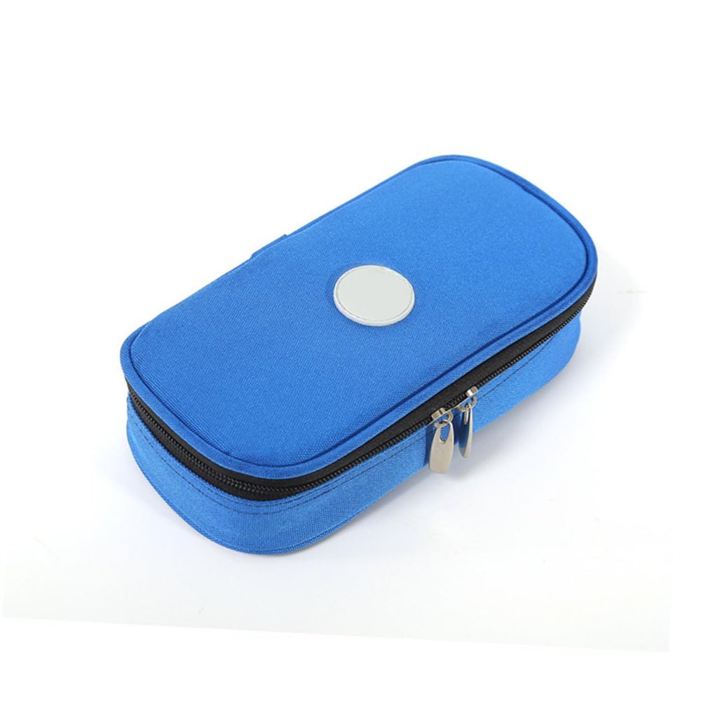 Didiseaon Portable Insulin Cooler Bag for Travel Medical Storage Pouch Blue Ice Packs for Camping and Outdoor Activities