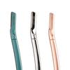 ISOCLEAN Facial Dermablade Razor with 6 Stainless Blades -Professional Hair Removal & Skin Exfoliation Tool | Dermaplaning Tool for Face, Eyebrow Shaping (Rose Gold) view 4