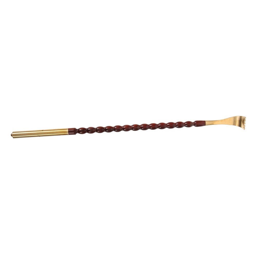 FRCOLOR Wooden Back Scratcher for Itch Relief Tickle Scratch Back Massage Tool Portable Household Use for Men and Women