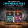 Classic Selection of Premium BBQ Seasonings - Holy Cow, Angels Wings, Smoky Pig, Ultimate Rub BBQ Rubs | Pack of 4 | 100% Natural | Great Foodie Gift view 3