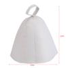 Sauna Hat Comfortable Breathable Wool Felt Cap for Russian Banya Bathing Men Women view 2