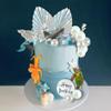 DRWATE Shark Cake Toppers - Shark, Turtle, Octopus Figurines for Ocean Theme Party - Baby Shower, Sea Party Supplies view 4