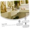 Amosfun 3pcs Pp Material Suction Soap Dish Wall Mount Bar Soap Holder for Kitchen Bathroom view 2