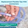 Premium Enema Replacement Flexible Tips for Enema Kit with connectors. Soft PVC Comfort Attachments for Enemas and Colon Cleansing. Enema Accessories Nozzles (30-Pack) view 2