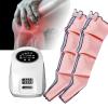 4 Cavity Leg Air Compression Massager, Electric Leg Massager Air Compression Calf Wraps with 10 Intensities 3 Modes, Relax Blood Circulation Rehabilitation, for Relieve Calf, Thigh and Foot Fatigue view 1