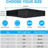 ACWOO Lower Back Support Belt, Adjustable Lower Back Support Lumbar Brace with 6 Support Stays, Double Pull Lumbar Back Brace for Scoliosis & Sciatica Pain Relief, Men and Women (L) view 2
