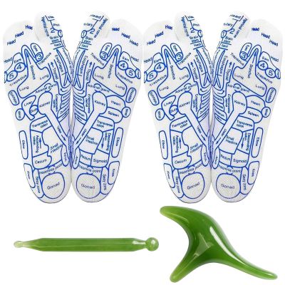 2 Pairs Reflexology Socks with Massage Tool,Acupressure Reflexology Socks,Foot Massage Socks for Relief Stress and Pain(Unisex)