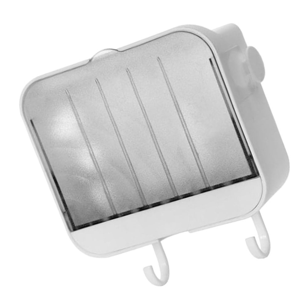 Ciieeo 2pcs Wall-mounted Soap Dish Wall-sticking Soap Box Holder Drain Tray for Bathroom Supply for Wall Mounted Holder Use