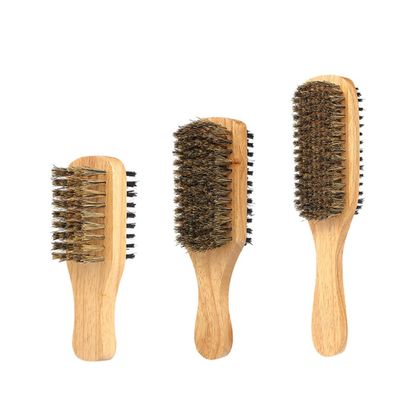 Mikinona 3pcs Beard Grooming Brush Handle Facial Care Barber Supply for Mens Shaving