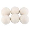 Yctze 6Pcs Wool Laundry Balls, 6cm Water Absorption, Static Reduction, Durable Replacement for Dryer Sheets view 3