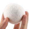 Yctze 6Pcs Wool Laundry Balls, 6cm Water Absorption, Static Reduction, Durable Replacement for Dryer Sheets view 4