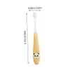 minkissy Panda Kids Toothbrush Soft Bristles for Ages 2-12 Yellow Handle and Storage Bucket Gentle Manual Brush for Children Oral Care and Travel view 2