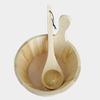 ZDdp Sauna Bucket Wooden Sauna Bucket and Spoon Handmade Sauna and Spa Accessories Wooden Sauna Bucket view 3
