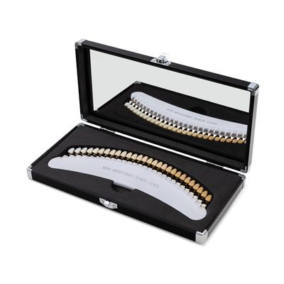 Professional 3D R-28 Dental Tooth Teeth Whitening Shade Guide for Dentist Tracking Teeth Whitening Course, Tooth Shade Guide with 28 Colors