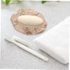 Ciieeo Wooden Coconut Shell Soap Holder Lovely Soap Dish Decorative Container for Bathroom Tray Lid Holder Drainage Self Draining view 2