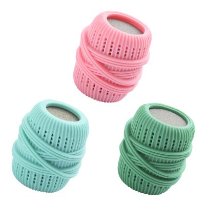 3-Piece Set Washing Machine Laundry Ball Fabric Softener Dispenser Laundry Balls for Removing Washing Machine Ball Dryer Washing Laundry Washing Sponge Household Replacement (3-Piece Set)