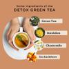 Detox Green Tea Organic 100g (50 Cups) | Loose Leaf Green Tea with Dandelion, Apple, Sage, White Tea, Marigold, Passion Fruit REPLANTEA view 4