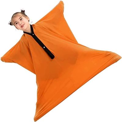 Biijuk Sensory Body Sock For Children, Sensory Sack For Relaxation, Concentration, Sensory Integration, Body Sock (Color : Orange, Size : S)