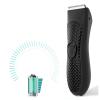Hair Trimmer Electric Hair Clipper Body Beauty Container Comfortable and Safe, Adult Hair Shaver Private Armpit Pubic Hair Electric Hair Clipper, Man Woman Body Hair Shaver USB Rechargeable Black view 2