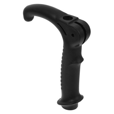 Baluue Trekking Pole Handle Plastic Hiking Pole Grip Plastic Walking Stick Handle Replacement Trekking Pole Adapter Handle for Hiking Stick Black