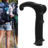 Baluue Trekking Pole Handle Plastic Hiking Pole Grip Plastic Walking Stick Handle Replacement Trekking Pole Adapter Handle for Hiking Stick Black view 3