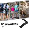 Baluue Trekking Pole Handle Plastic Hiking Pole Grip Plastic Walking Stick Handle Replacement Trekking Pole Adapter Handle for Hiking Stick Black view 4