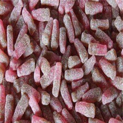 1kg Fizzy Cherry Cola Bottle Candy Pick & Mix Sweets Mixed Assortment Gummy Selection Resealable Pouch Share Bag