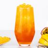 Tropical Bubble Tea Kit | Fruit Boba Tea Set Includes Mango Syrup, Passion Fruit Popping Boba, Tea Bag and Paper Straw | by THE TEASHED view 3