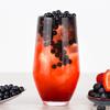 Berry Bubble Tea Kit | Fruit Boba Tea Set Includes Strawberry Syrup, Blueberry Popping Boba, Tea Bag and Paper Straw | by THE TEASHED view 3