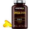 Essensey Omega 3 6 9 Complex 90 High Strength Vegan Capsules | Complex Dietary Supplement | Natural Fatty acids | Triple Omega 369 with EPA, DHA & ALA from Borage, Fish, Linseed Oil view 1
