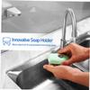 Ciieeo 4pcs Magnetic Soap Holder for Bathroom Wall-mount Creative Soap Container Dispenser in Grey Bathroom Accessories for Storage Organisation view 3