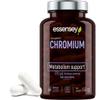 Essensey Chromium Supplement - 120 Capsules | 200mcg High Absorbance Picolinate | Supports Metabolism and Healthy Glucose Levels | Vegetarian Friendly | Blood Sugar Support Appetite Suppressant view 1