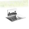 Ciieeo Stainless Steel Soap Dish for Bathroom No Punch Wall Mount Soap Holder Creative Stainless Steel Shelf for Shower and Vanity Use view 2