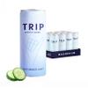 TRIP Cucumber Mint Sparkling drink with 120MG calming Magnesium + Lions Mane + Chamomile + Lemon Balm. Low Calorie and Vegan (Pack of 12 x 250ml) - Packaging Might Vary view 1