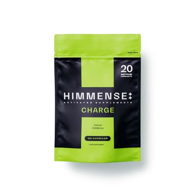 Himmense Charge - 20 Active Ingredients for Peak Performance & Productivity. Ashwagandha, Bacopa Monnieri, Ginseng, Lion's Mane, Guarana, L-Theanine, BioPerine